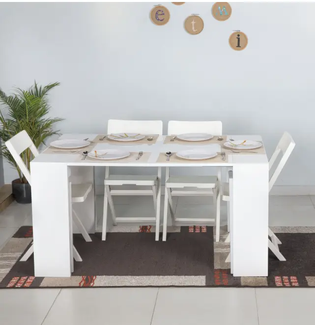 space saving dining table 6 seater