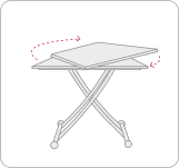 space saving extendable dining table