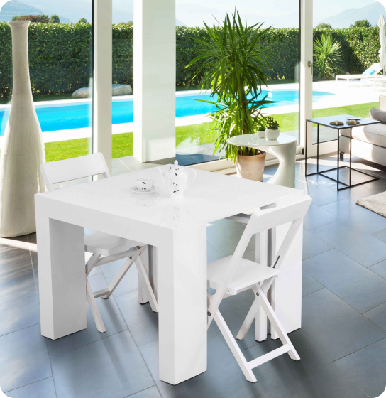 spacesaver table and chairs