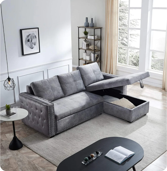 l shaped sofa bed