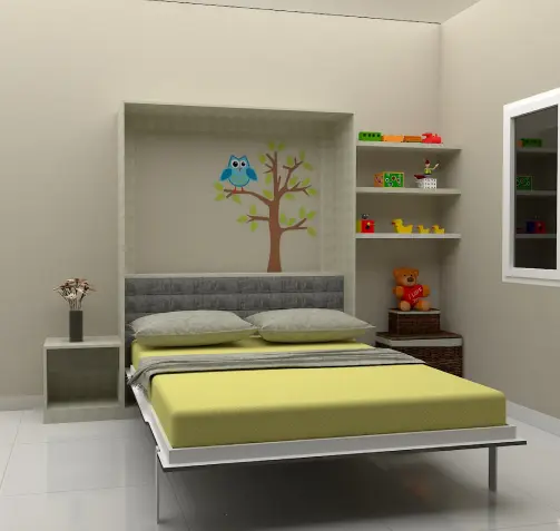 fold down bed from wall